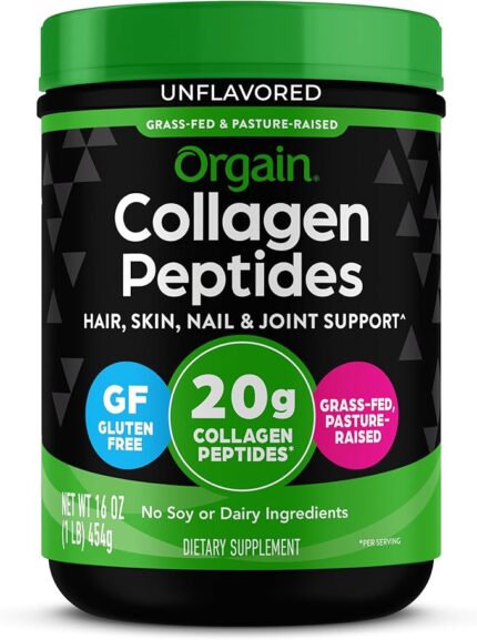 Orgain Grass-Fed Collagen Peptides Powder