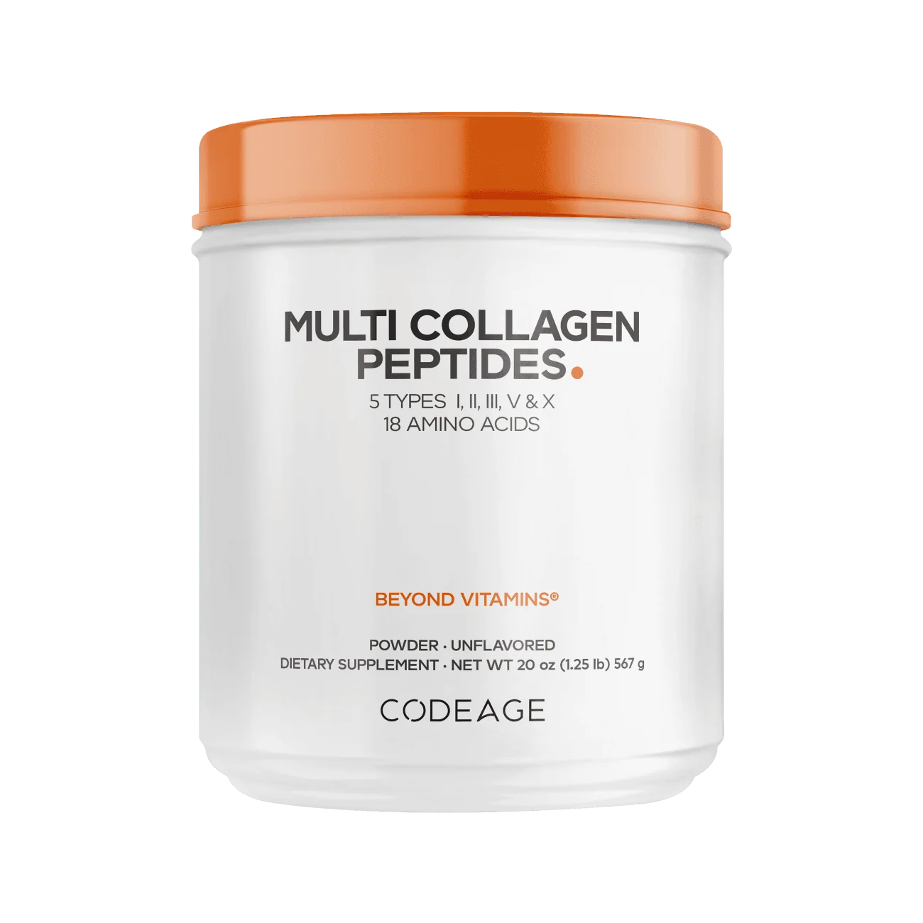Codeage Multi Collagen Peptides Powder, 20 oz Codeage Multi Collagen Peptides Powder, 20 oz